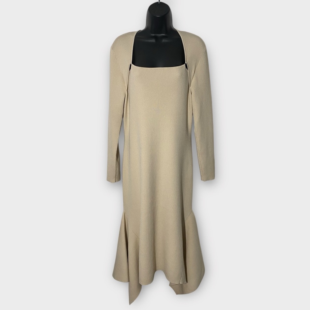 Express Tan Midi Dress